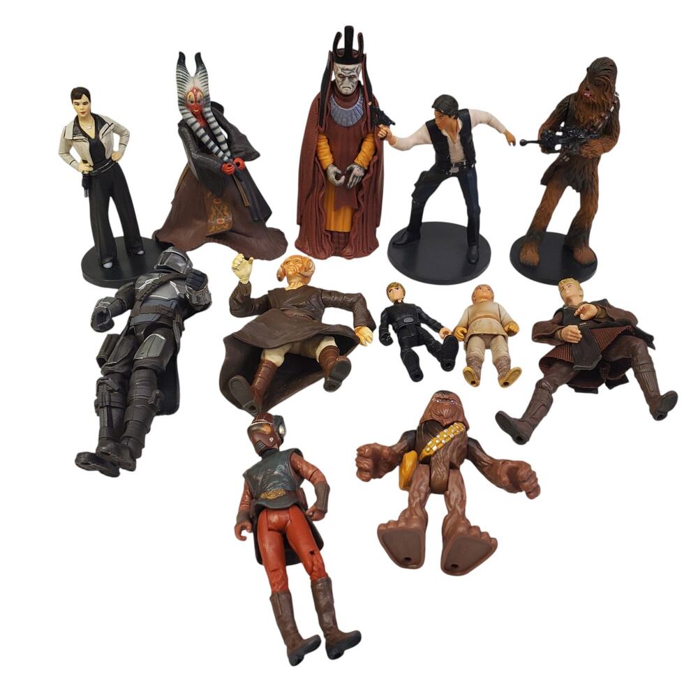 Star Wars Action Figures Bundle Chewbacca Rio Qi'ra Engys Nest Han Solo